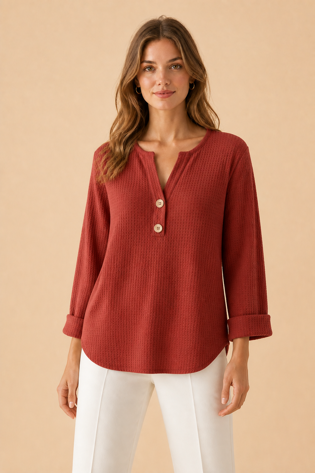 Lucinda | Henley-nappipusero