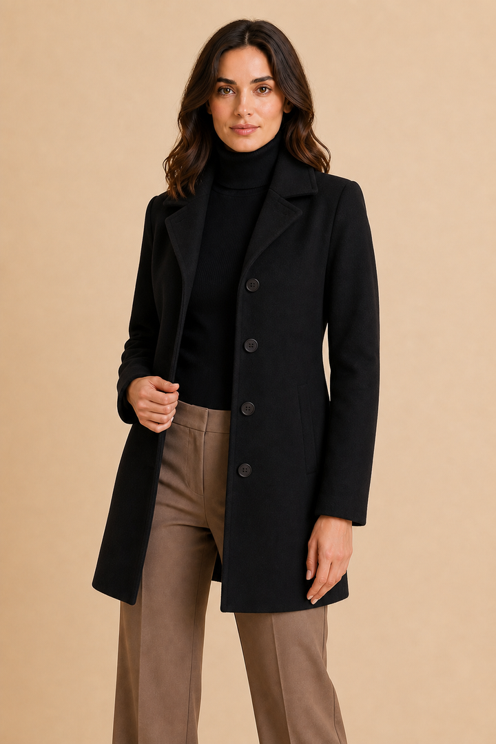 Miela | Tyylikäs napitakki
