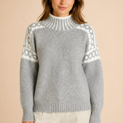 Livia | Kuviollinen neulepusero