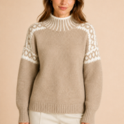 Livia | Kuviollinen neulepusero