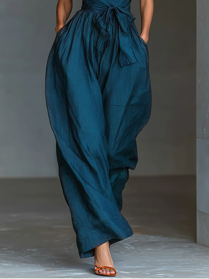 Nadia Halter Weitbeiniger Jumpsuit