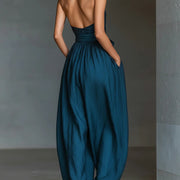 Nadia Halter Weitbeiniger Jumpsuit