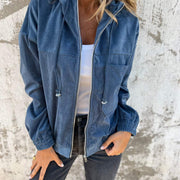 Ariellee™ - veste décontractée avec capuche et fermeture éclair