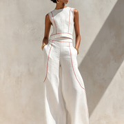 Harper | Linen Contrast Set