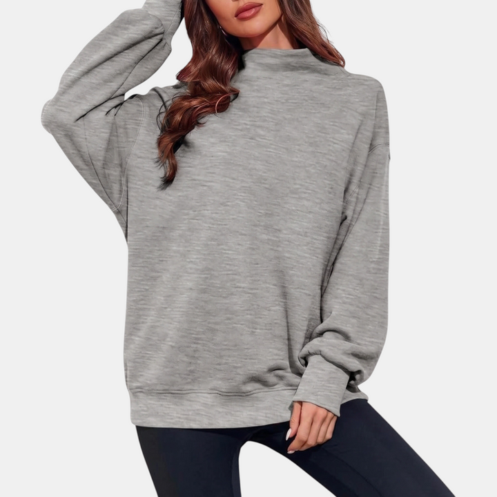 Elena | Ylisuurikokoinen turtleneck huppari
