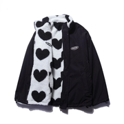 Amouré | Reversible Heart Fleece Jacket