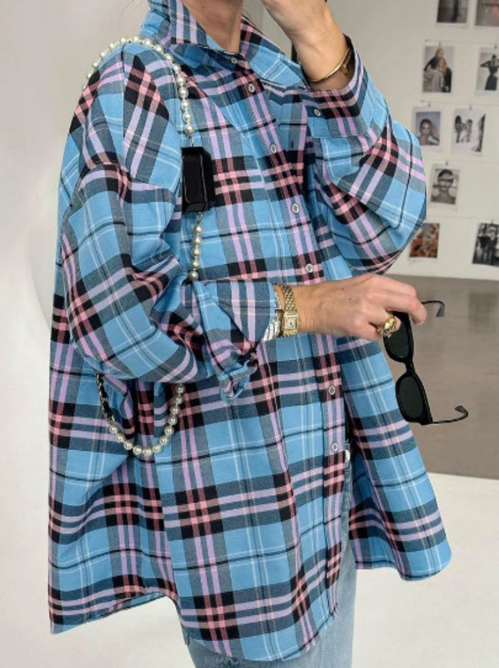 Nalani - Camisa Suelta de Cuadros