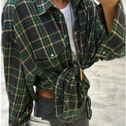 Nalani - Camisa Suelta de Cuadros