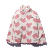 Amouré | Reversible Heart Fleece Jacket