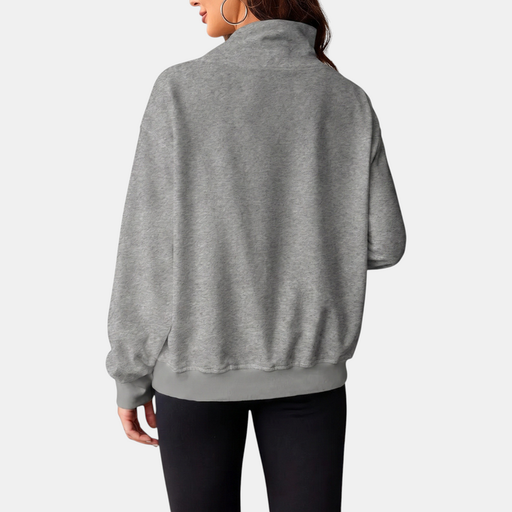 Elena | Ylisuurikokoinen turtleneck huppari