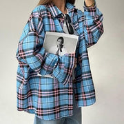 Nalani - Camisa Suelta de Cuadros