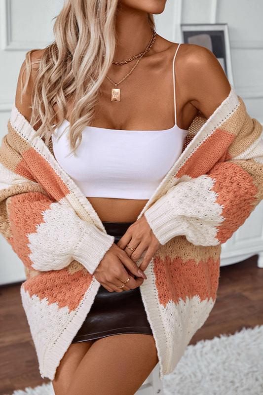 Rosalba | Cardigan oversize aperto sul davanti