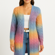Emilia | Cardigan lungo in maglia morbida