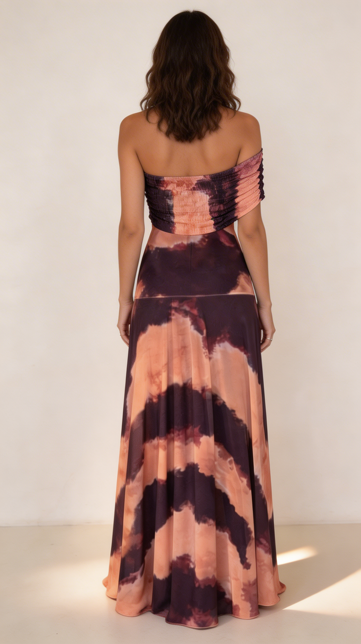 Sol | Pitkä tie dye -mekko