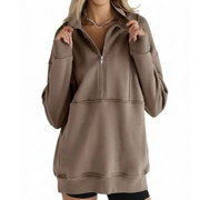 Elena | Mukava fleece puolivetoketjupaita