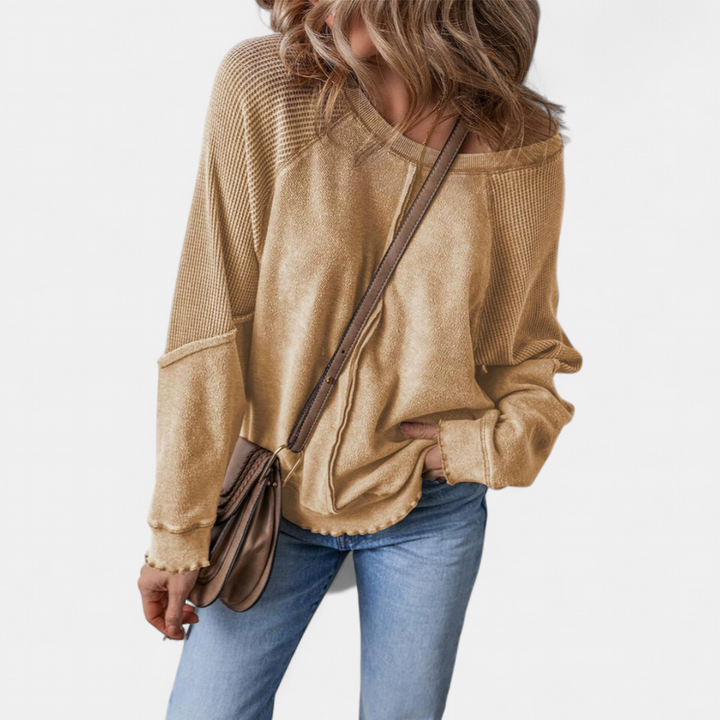 Elena | Rentouttava Patchwork Huppari