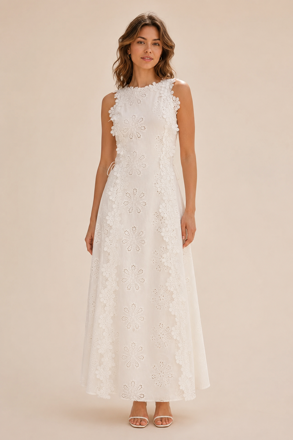 Della | Elegante Abito Maxi Ricamato
