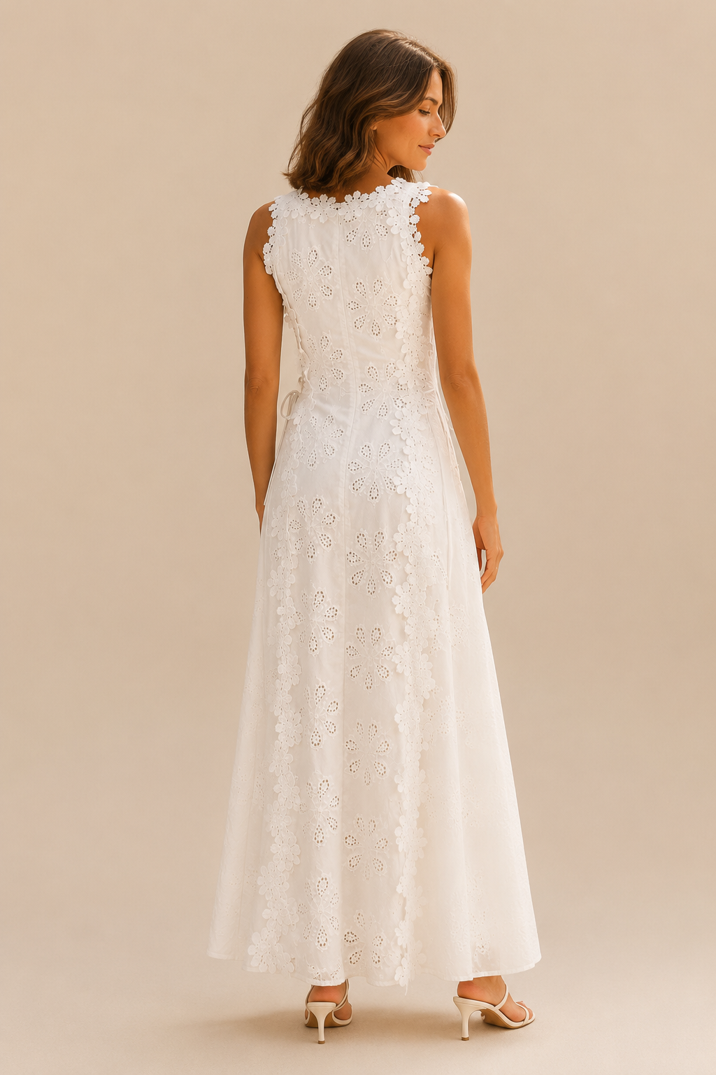 Della | Elegante Abito Maxi Ricamato