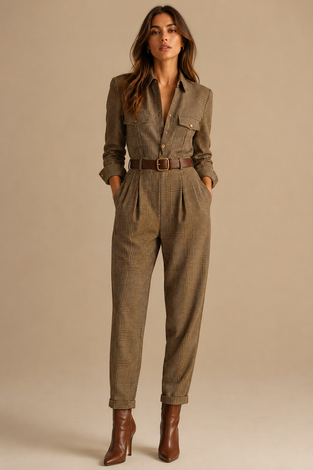 Kaarina | Conjunto estruturado com cinto