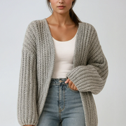 Wanda | Cardigan con maniche a lanterna