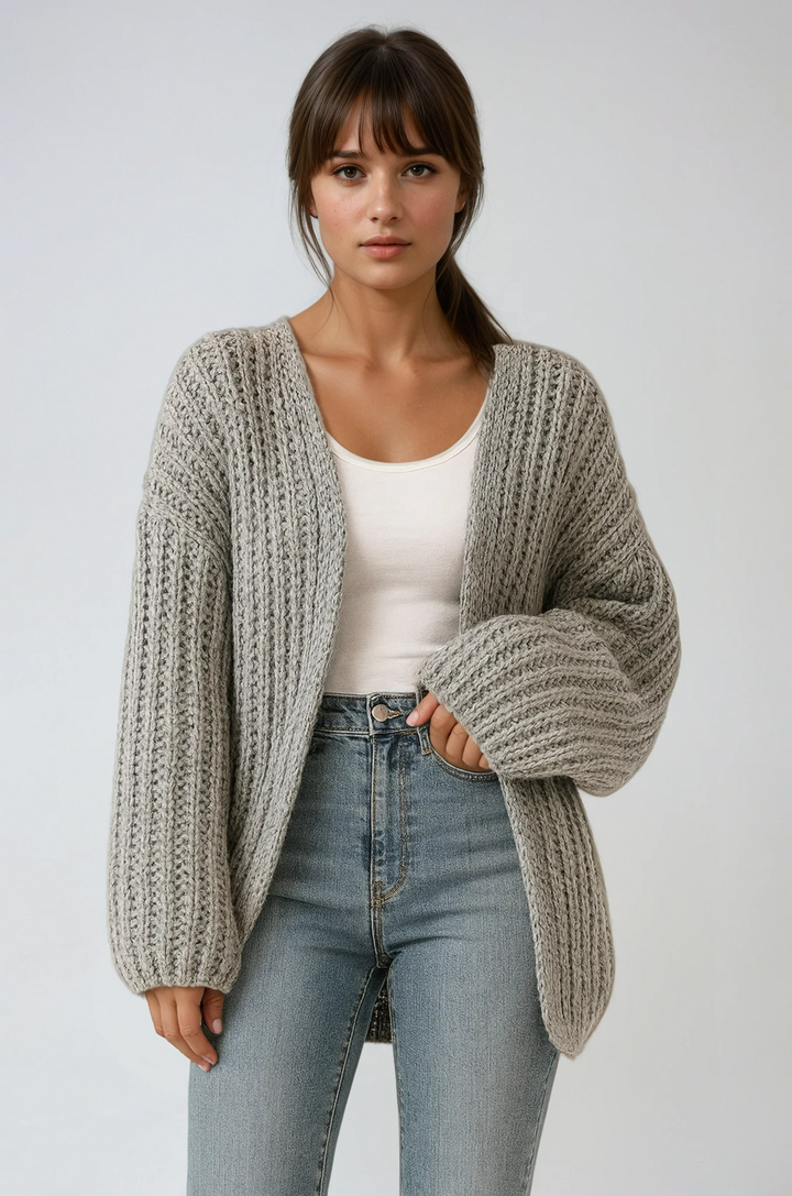 Wanda | Cardigan con maniche a lanterna