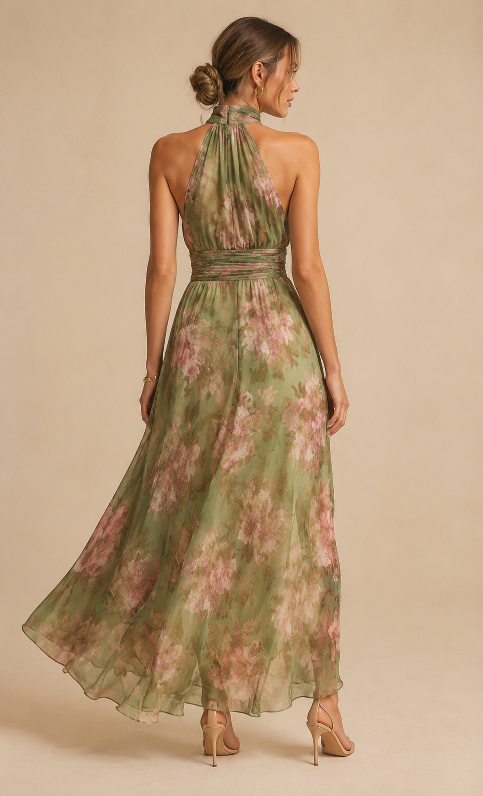 Hilla | Vestido longo floral