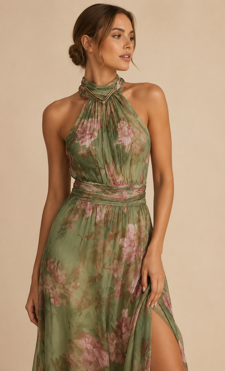 Hilla | Vestido longo floral