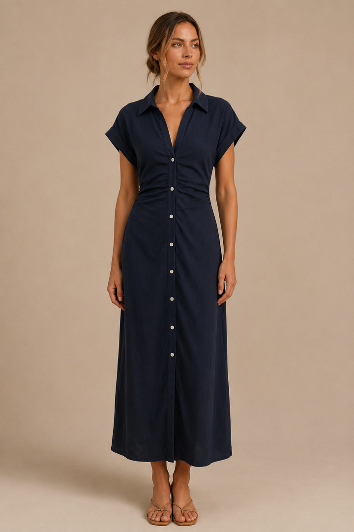 Kaisa | Vestido camiseiro midi