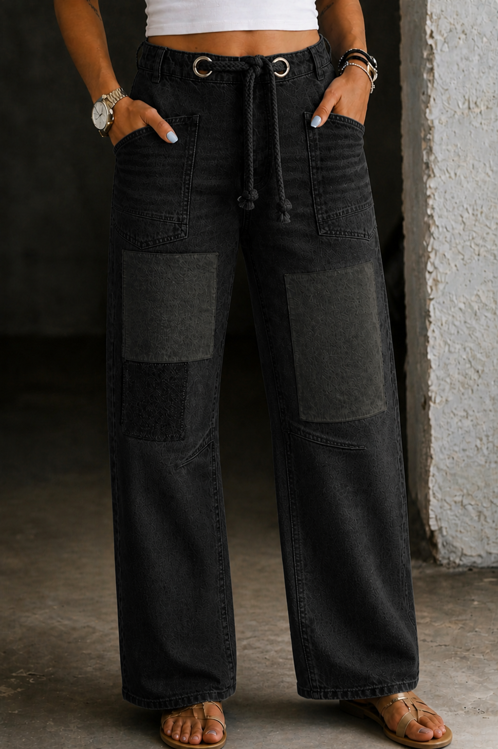 Mireille | Rentouttavat patchwork-farkut