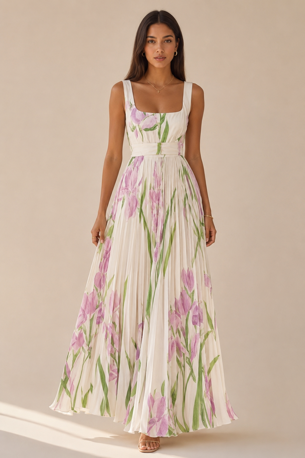 Oriah | Abito Maxi A-Line Floreale