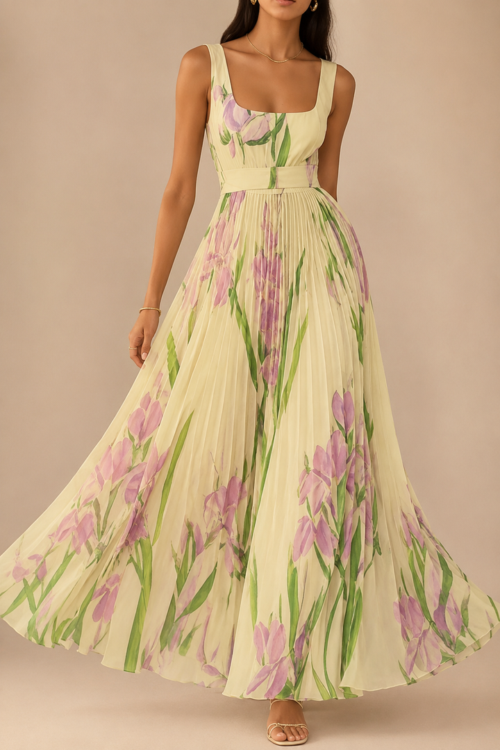 Oriah | Abito Maxi A-Line Floreale