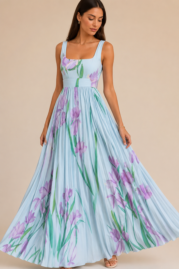 Oriah | Abito Maxi A-Line Floreale