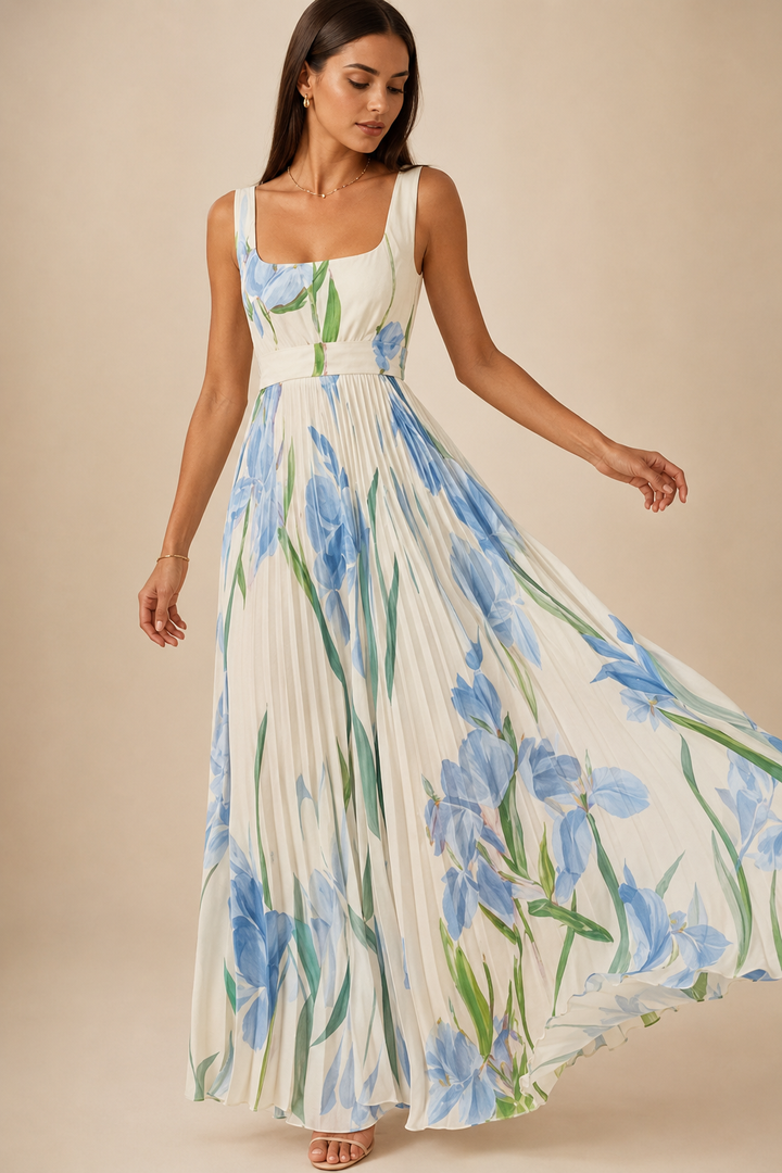 Oriah | Abito Maxi A-Line Floreale