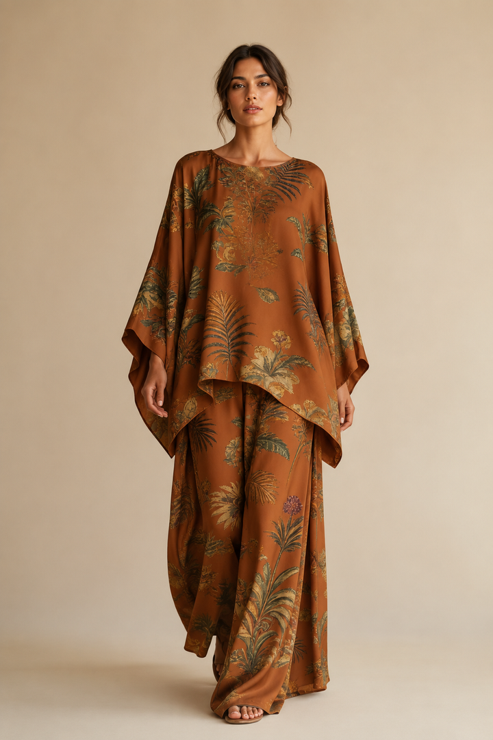 Tuire | Conjunto boho com túnica ampla