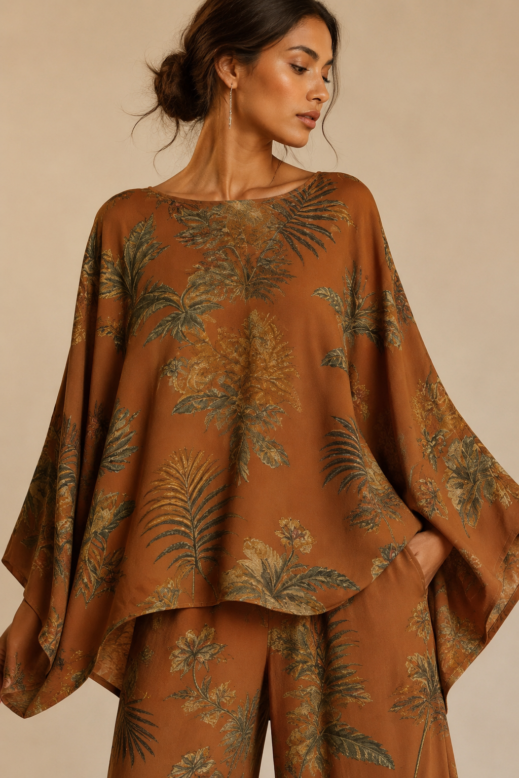 Tuire | Conjunto boho com túnica ampla