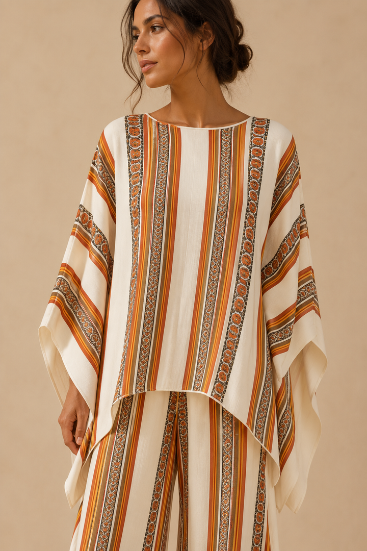 Tuire | Conjunto boho com túnica ampla