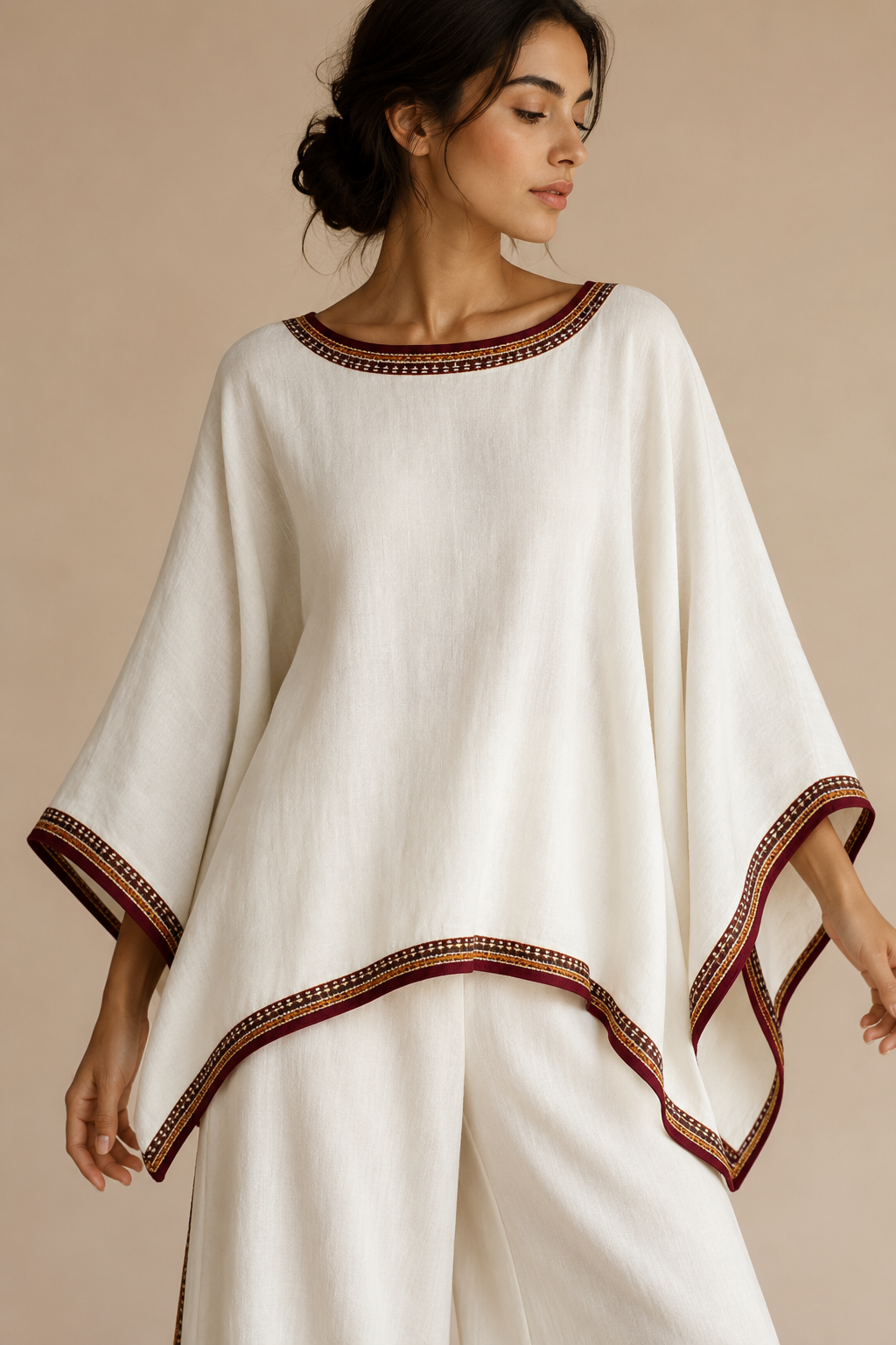 Tuire | Conjunto boho com túnica ampla