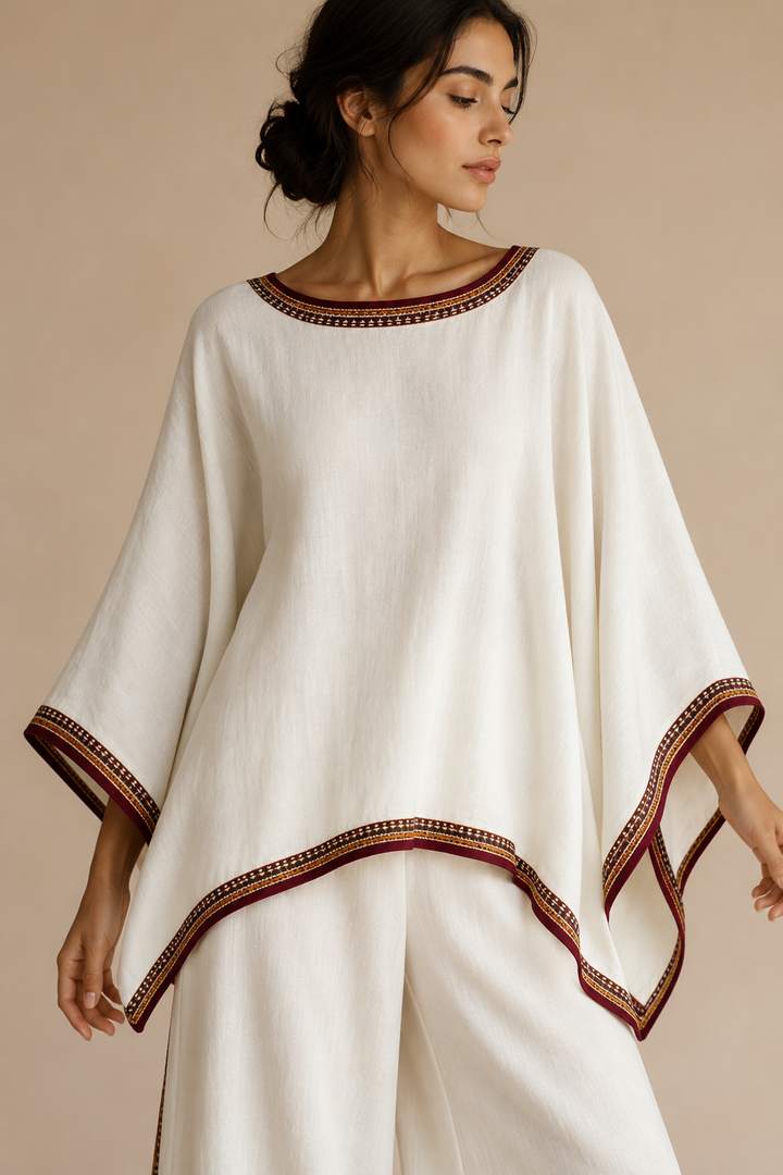 Tuire | Conjunto boho com túnica ampla
