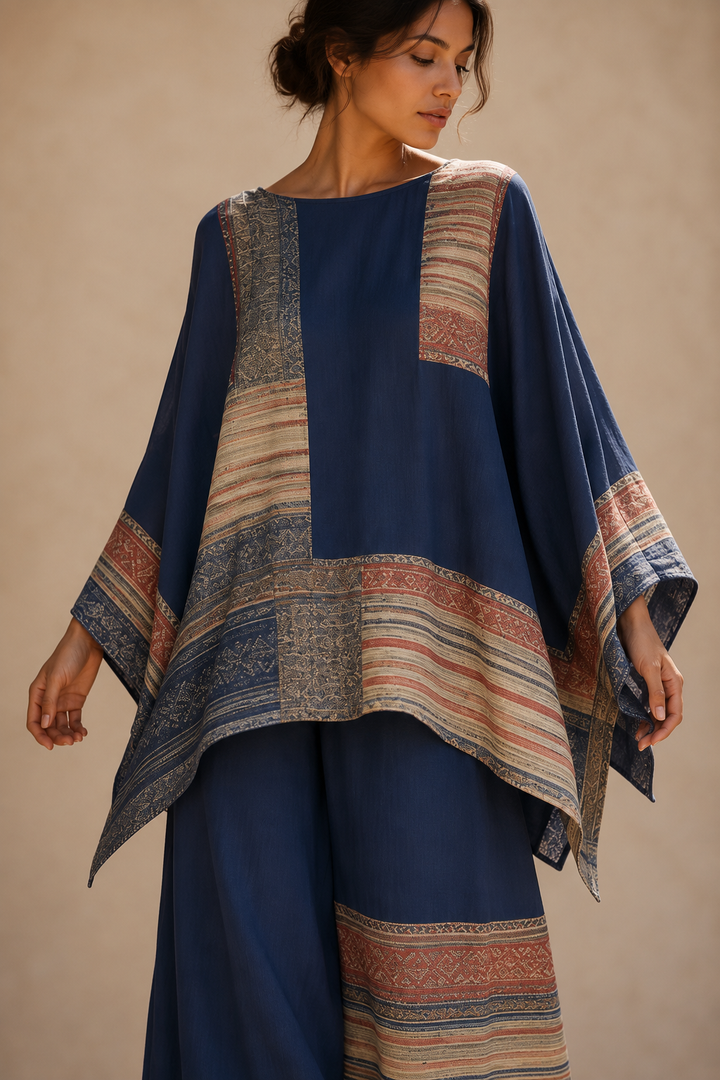 Tuire | Conjunto boho com túnica ampla
