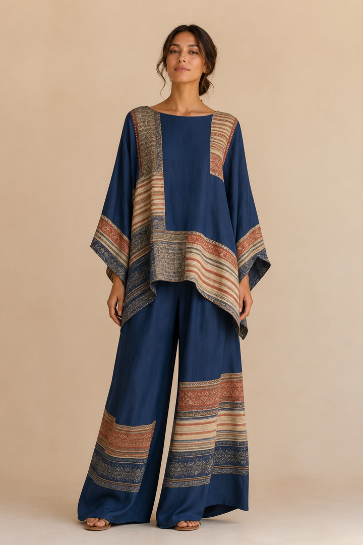 Tuire | Conjunto boho com túnica ampla