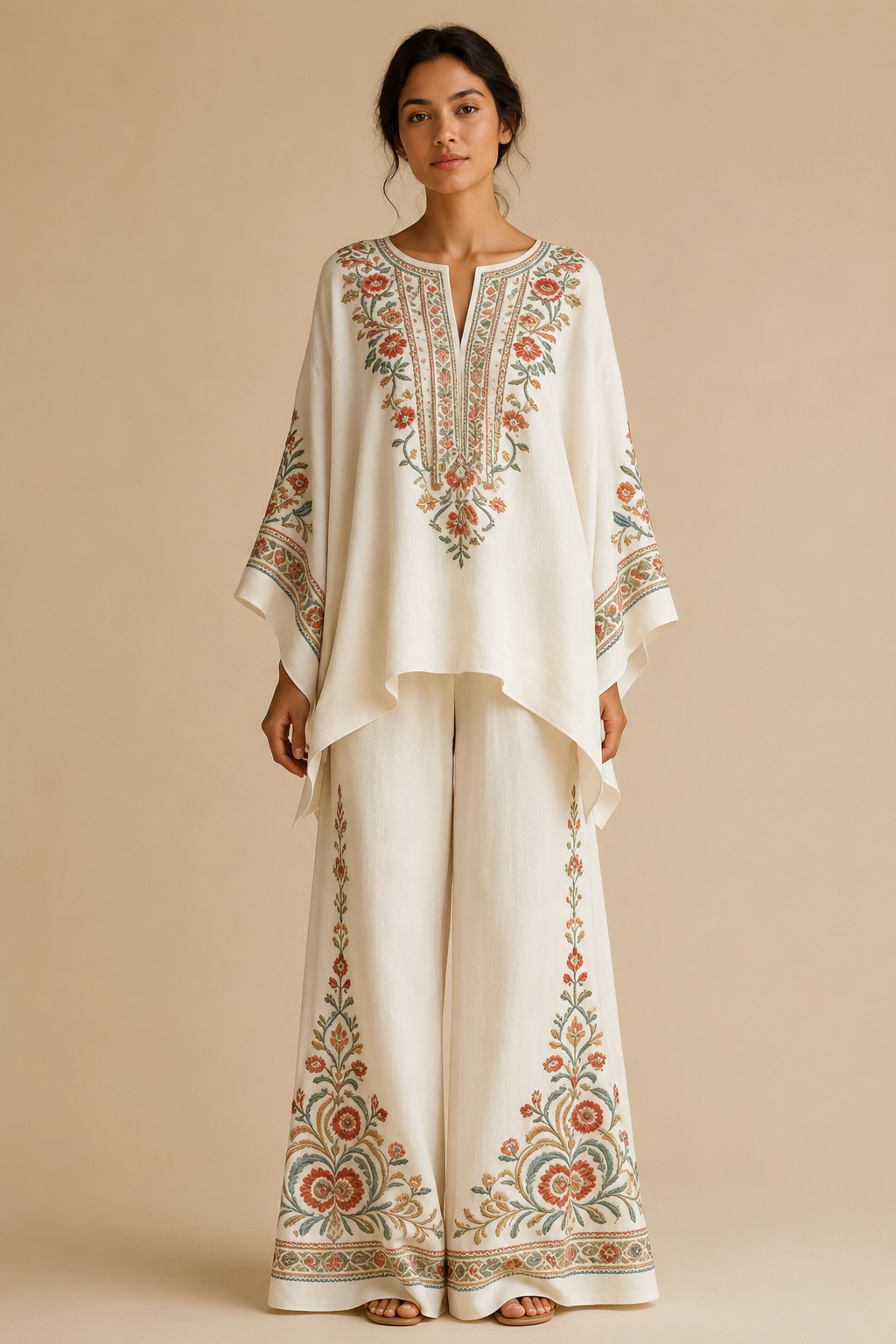 Tuire | Conjunto boho com túnica ampla
