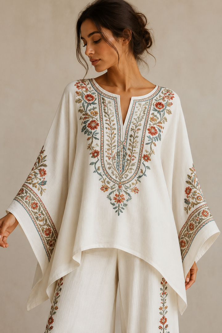 Tuire | Conjunto boho com túnica ampla