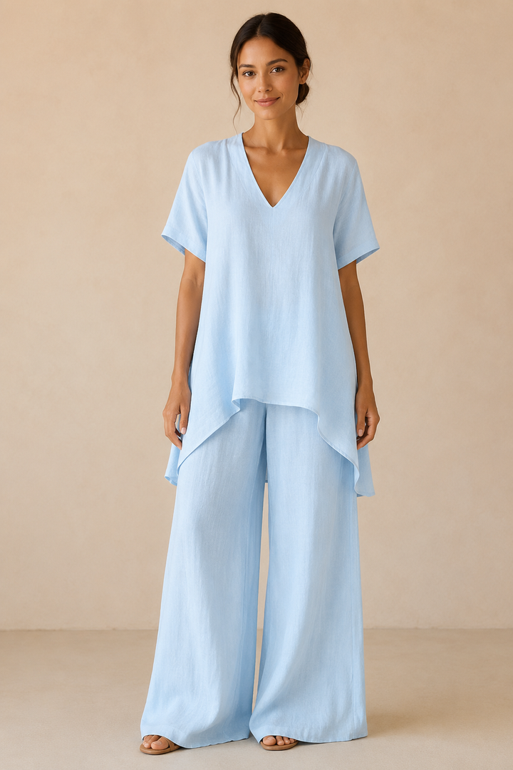 Paju | Conjunto leve estilo linho