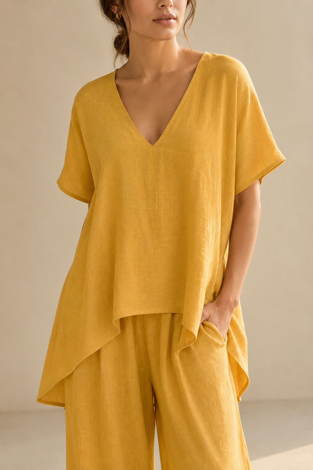 Paju | Conjunto leve estilo linho
