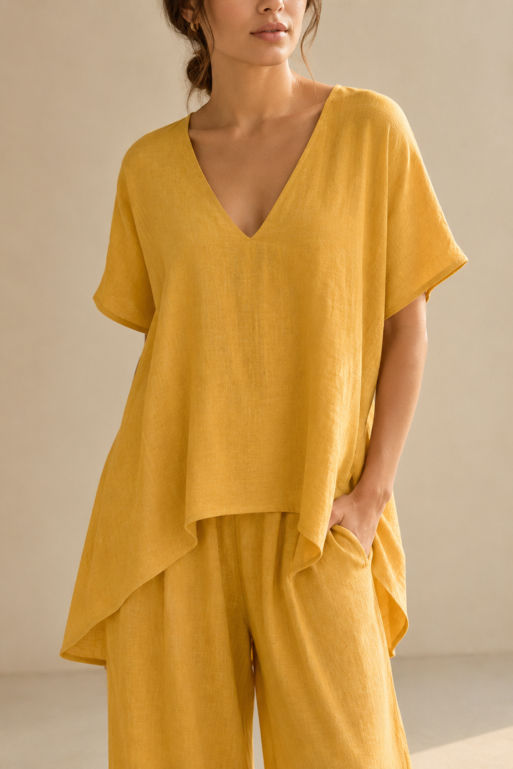 Paju | Conjunto leve estilo linho