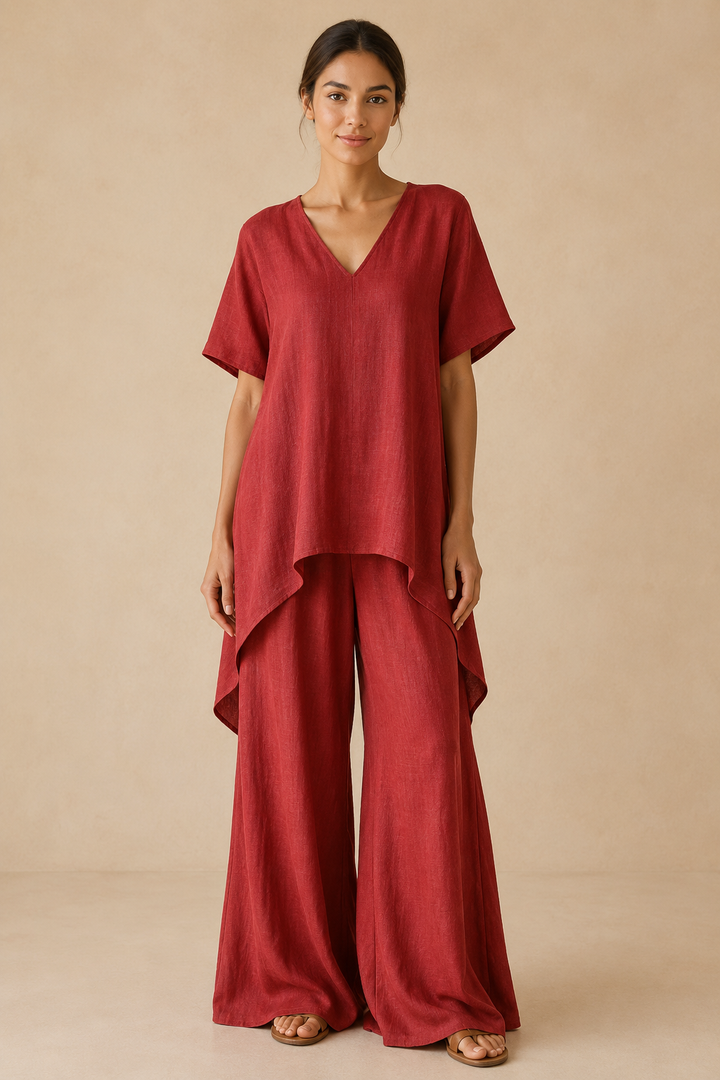 Paju | Conjunto leve estilo linho