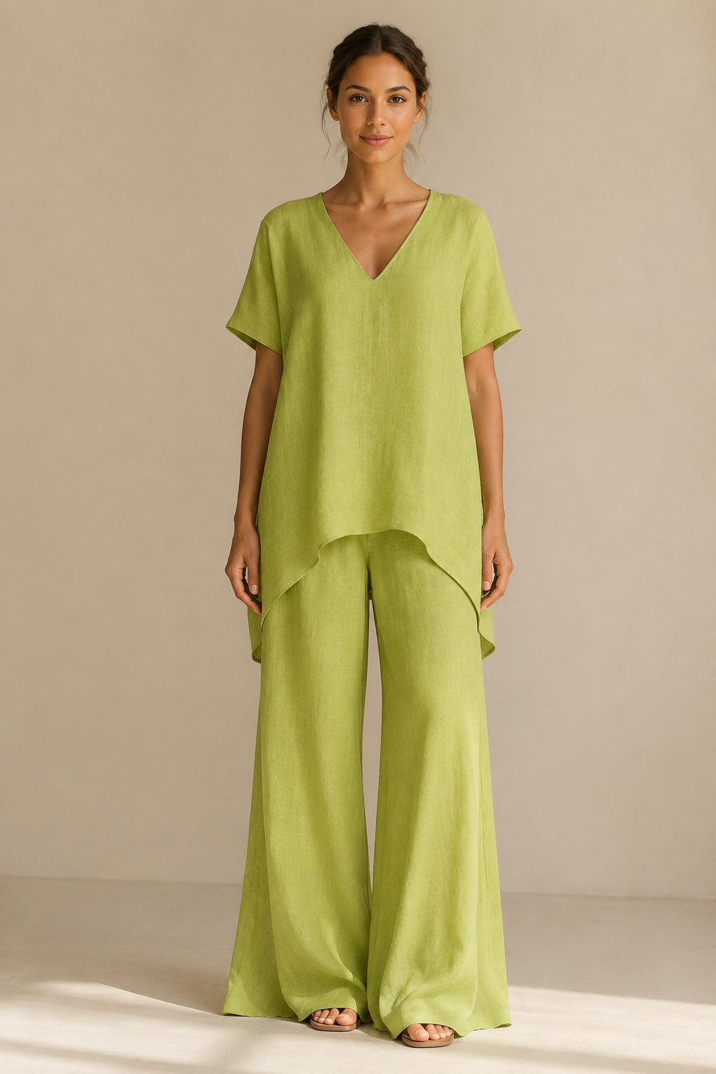 Paju | Conjunto leve estilo linho
