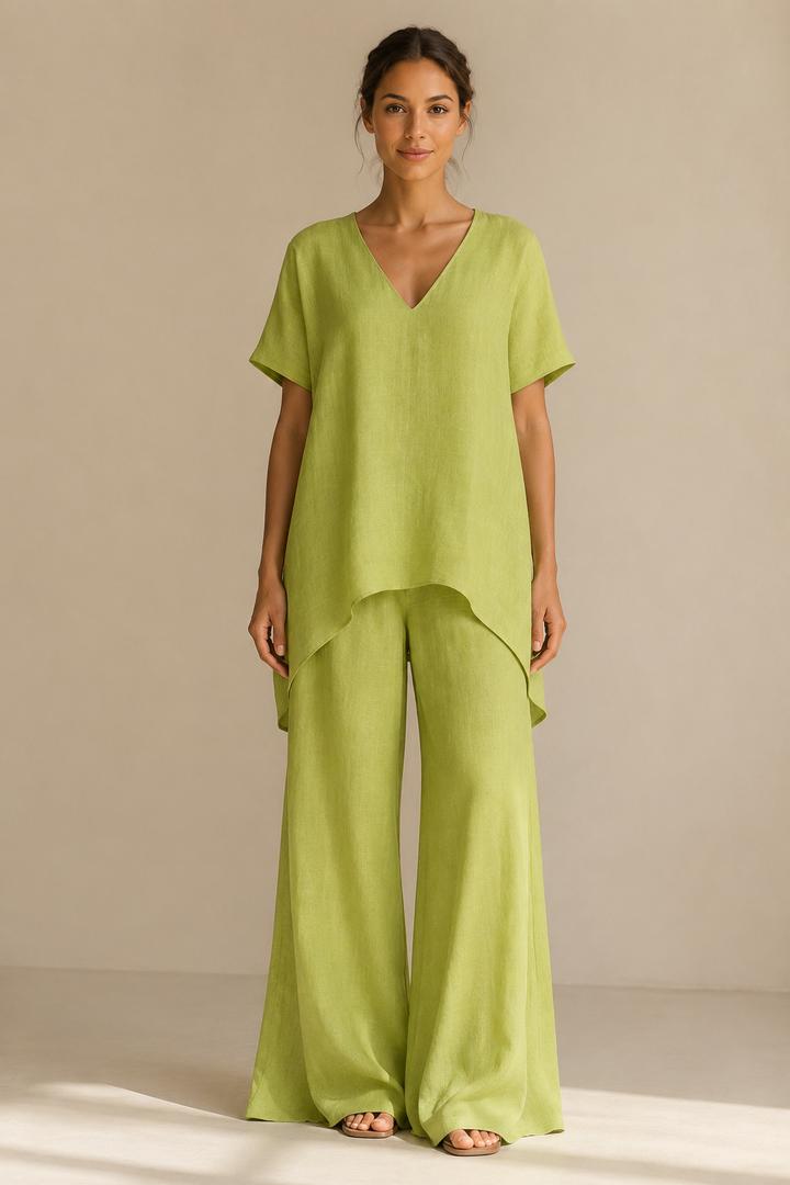 Paju | Conjunto leve estilo linho