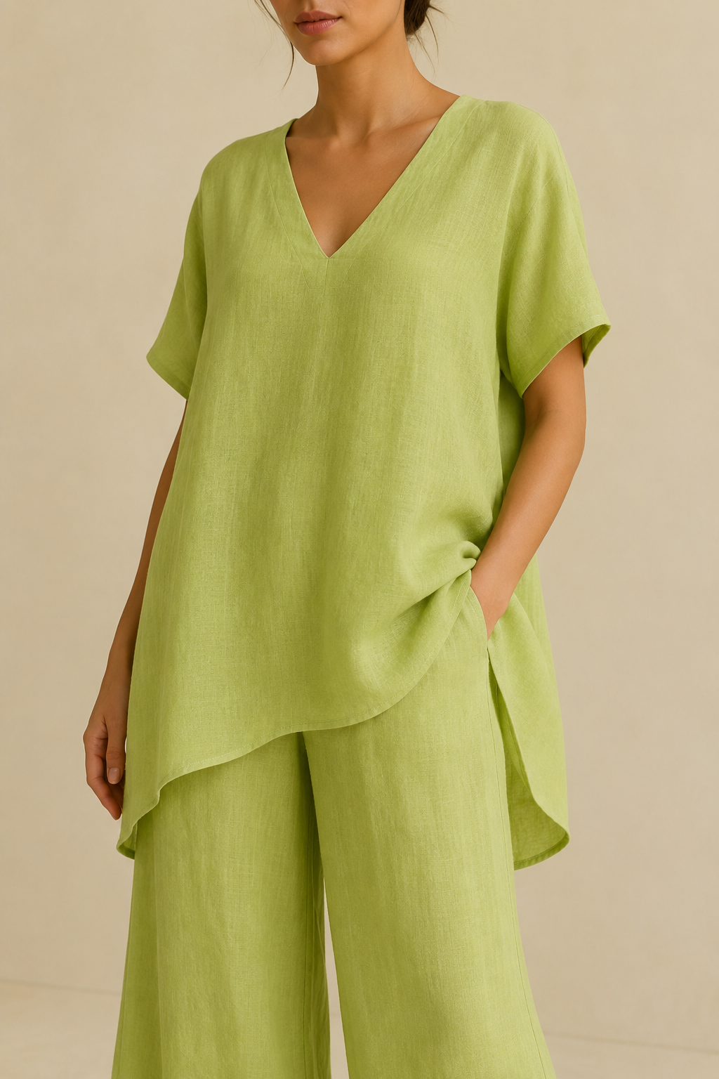Paju | Conjunto leve estilo linho