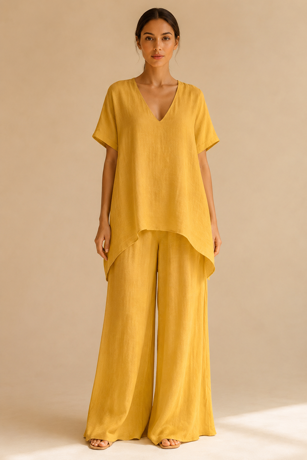 Paju | Conjunto leve estilo linho